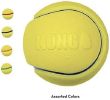 KONG Squeezz Tennis Ball Assorted Colors - Medium - 1 count