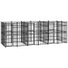 Outdoor Dog Kennel Steel 119 ft²