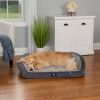 Quilted Gel Memory Foam Ortho Couch Pet Bed, Large