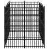 Outdoor Dog Kennel Steel 119 ft²