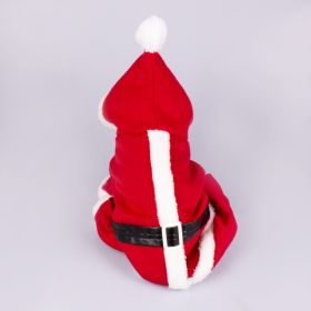 Dog Clothes Santa Claus Pet Four-legged Romper (Option: Christmas Style-L)