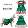 Pet Christmas Clothes Cute Warm Dog Skirt