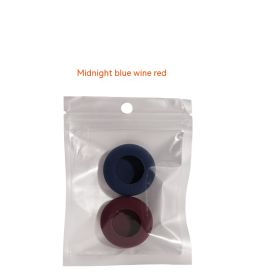 Silicone Tracker Pet Collar Anti-lost Locator Protective Shell (Option: Blue Wine Red-L)