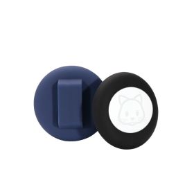 Silicone Tracker Pet Collar Anti-lost Locator Protective Shell (Option: Blue And Black-L)