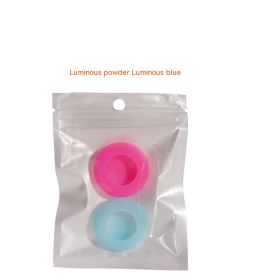 Silicone Tracker Pet Collar Anti-lost Locator Protective Shell (Option: Luminous Powder Blue-L)