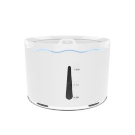 Ai Wo Pet Water dispenser Intelligent anti dry burning water feeder Large capacity water dispenser Cat products wholesale cross-border (colour: Five leaf grass water dispenser - white 1.8L)