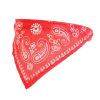 Adjustable Bandana Leather Pet Collar Triangle Scarf