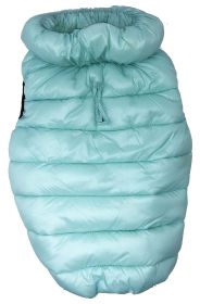 Pet Life 'Pursuit' Quilted Ultra-Plush Thermal Dog Jacket (Color: Aqua)