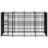 Outdoor Dog Kennel Steel 79.3 ft²