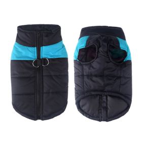 Windproof Dog Winter Coat Waterproof Dog Jacket Warm Dog Vest Cold Weather Pet Apparel  for Small Medium Large Dogs (size: M)