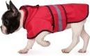 Reflective Dog Raincoat Hooded Slicker Poncho for Small to X-Large Dogs and Puppies; Waterproof Dog Clothing