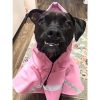 Dog Raincoats for Large Dogs with Reflective Strip Hoodie; Rain Poncho Jacket for Dogs