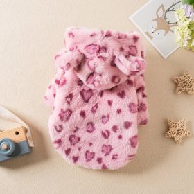 Pet Clothes Autumn And Winter (Option: Pink-M)