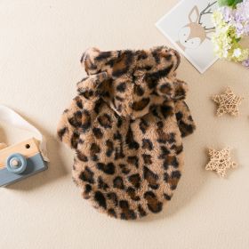 Pet Clothes Autumn And Winter (Option: Brown-L)